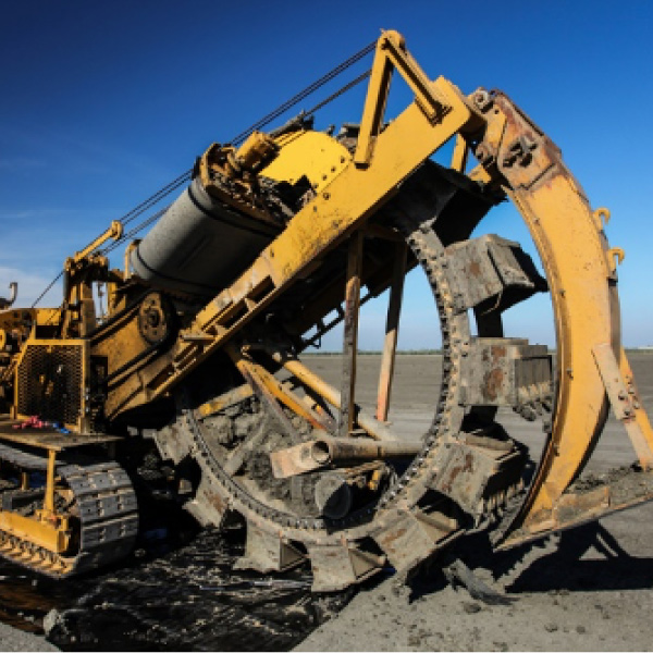 Operate A Continuous Bucket Trencher
